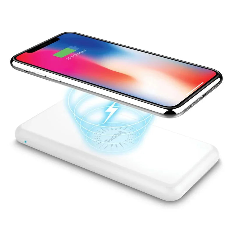 Torrii Bolt 6000Mah 2 In 1 Wireless Powerbank - White - Tashqila Torrii Bolt 6000Mah 2 In 1 Wireless Powerbank - White - Tashqila
